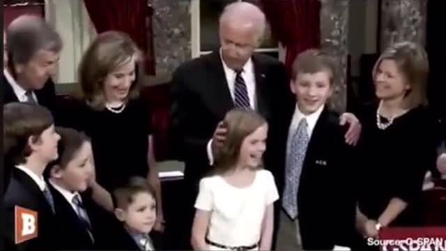 Biden sniffing kids supercut