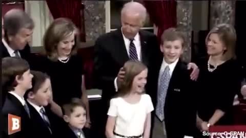 Biden sniffing kids supercut