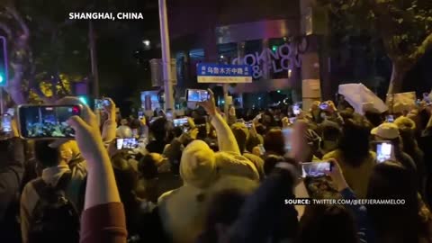 COVID protests in China spread across the country