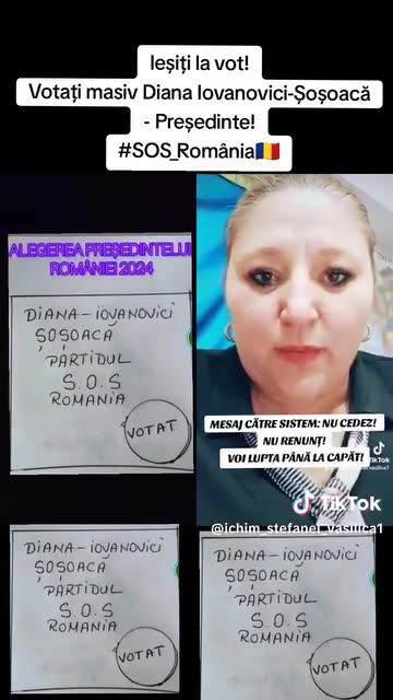 Diana Șoșoacă NU CEDEAZĂ, NU RENUNȚĂ, CI VA LUPTA PÂNĂ LA CAPĂT!