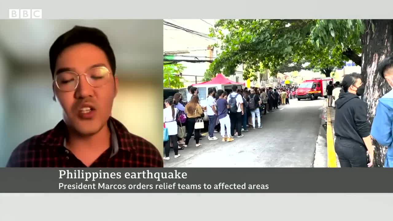 Powerful earthquake hits northern Philippines - BBC News