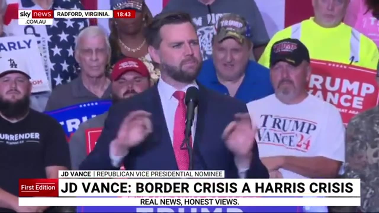 J.D. Vance Demolishes Border Czar Kamala Harris For Her Horrible Handling Of The Border Crisis