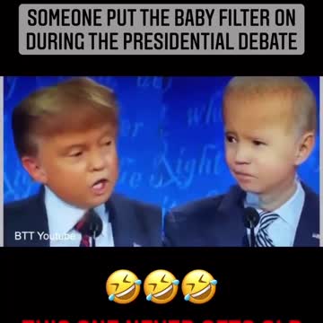 Trump Vs Biden As kids