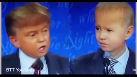 Trump Vs Biden As kids