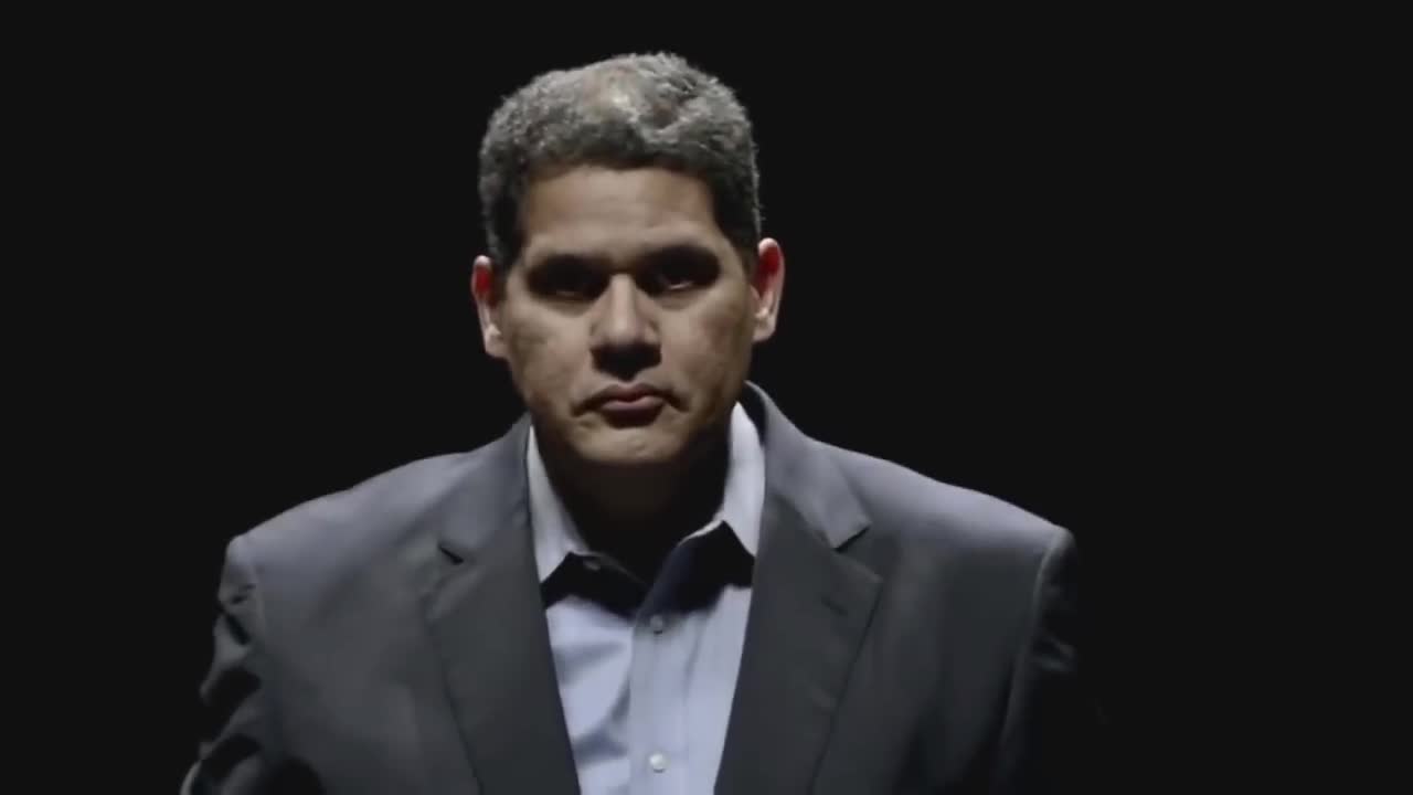 STANDING HERE, I REALIZE but it's REGGIE vs IWATA