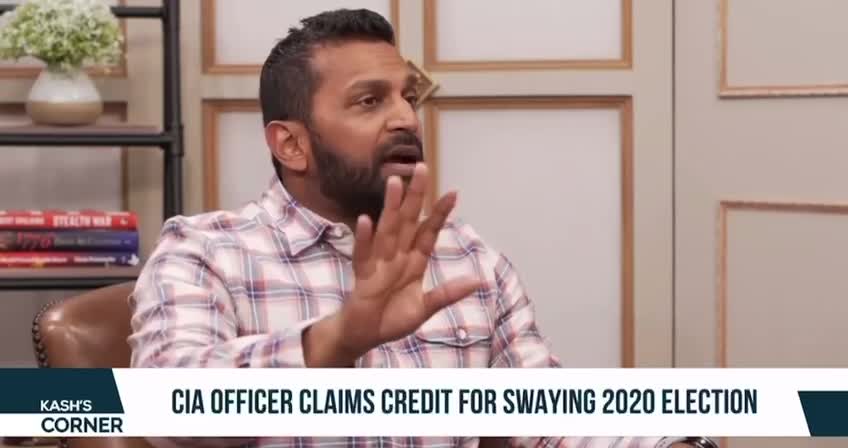 Kash Patel exposes John Sipher, the CIA officer who bragged about swaying the 2020 election.