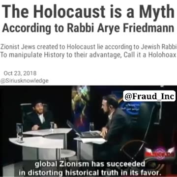 Fraudulent "Holocaust" and discover the lies Bolshevik historians created to deceive the world...