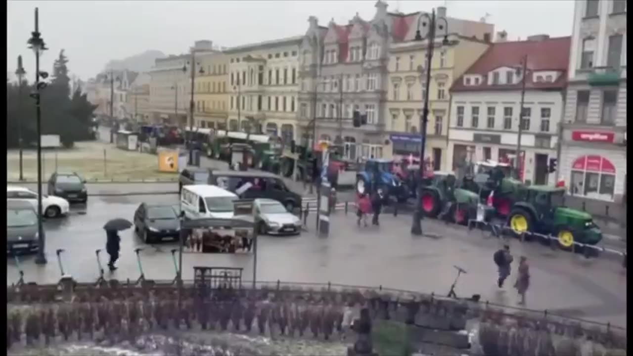 Farmers protest green tax and Ukraine imports In POZNAŃ