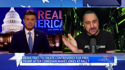 REAL AMERICA -- Dan Ball W/ Drew Hernandez, The Left Freaks Out Over Comedians' Jokes, 10/28/24