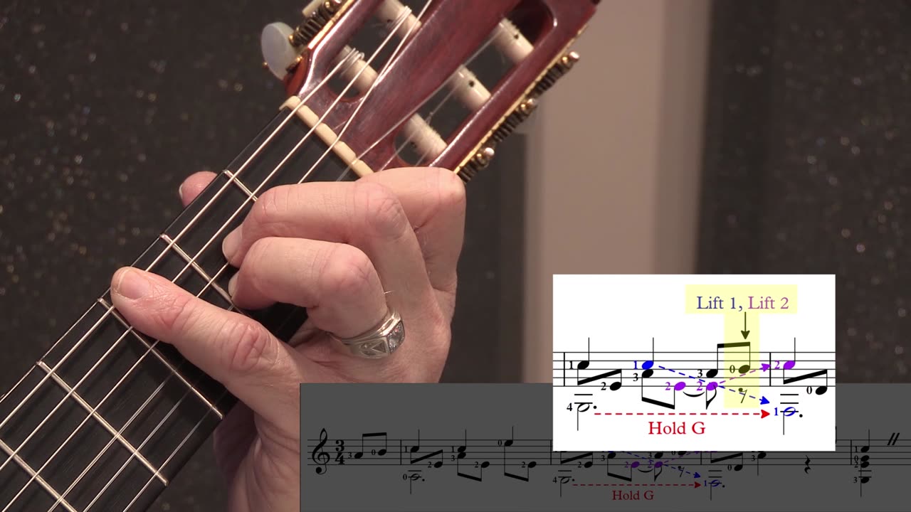 Tech Tip Left-Hand Finger Preparation Video #5: Un Dia de Noviembre (Brouwer) Resonant Version