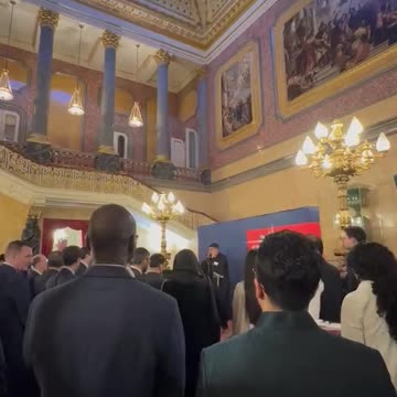 Ramadan: The Islamic 'Call To Prayer' was shouted from the Iconic 'Lancaster House'...