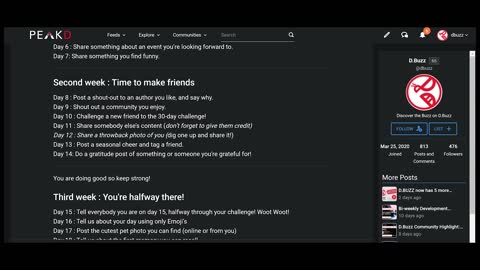 30 Challenge from D.Buzz - Progress Update!