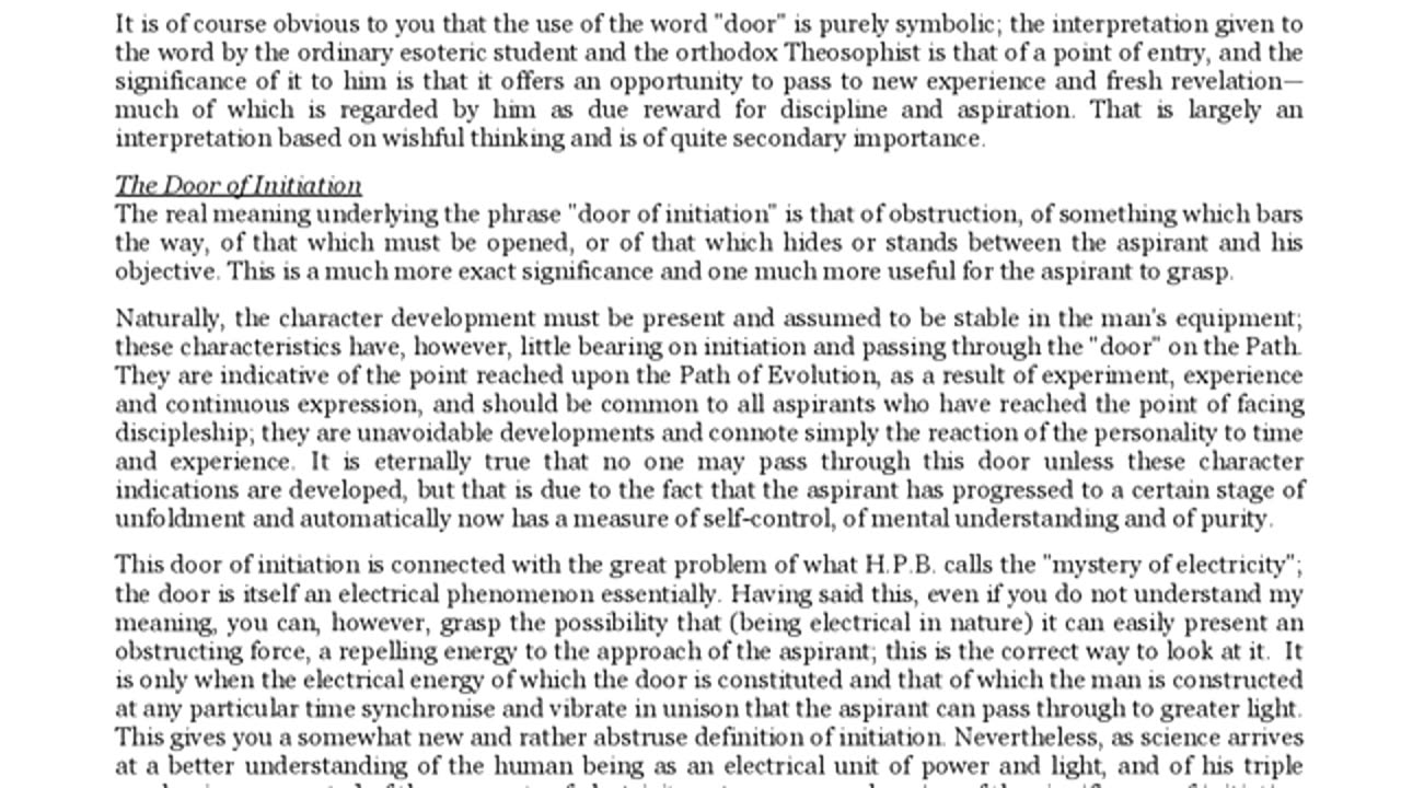 gods Rays and the Initiations - Part 4