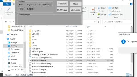Setting up Gen1 ECU Flashing with ECUEDITOR