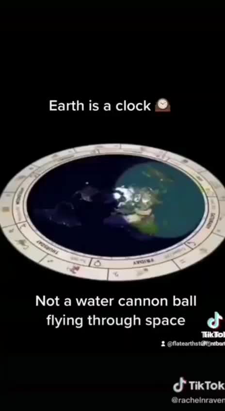 We live on the surface of a clock face