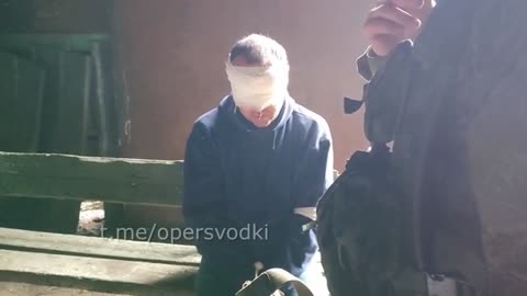 Ukraine War - The Ukrainian border guard, captured in the Izyum