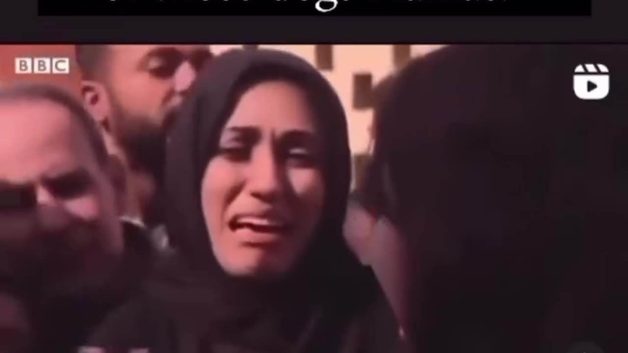 Gazan women mourning screams:This is all because of those dogs Hamas