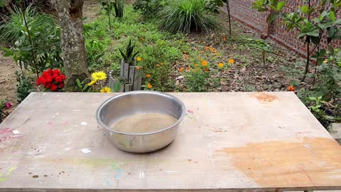 Use dry mixes with snow concrete and a mix of sand and fines