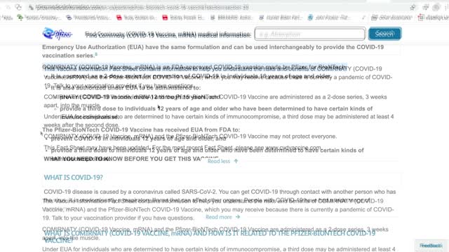 Pfizer Call Regarding "Franken-Shot" Deadly Side Effects (Pt.1)