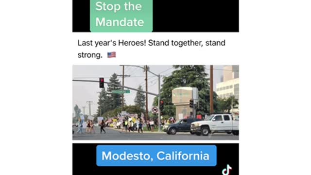 California-No Mandates protest !