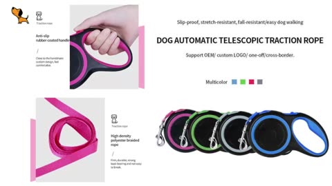 Heavy-Duty Retractable Dog Leash UK | Chew-Resistant, Stylish, Durable, & Safe Walking Gear