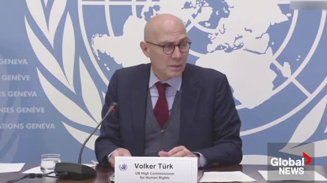 UN human rights chief condemns Iran's decision to execute prisoner arrested during protests