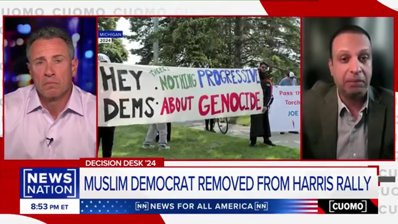 Michigan Muslim removed from Harris rally, not sure why | Cuomo