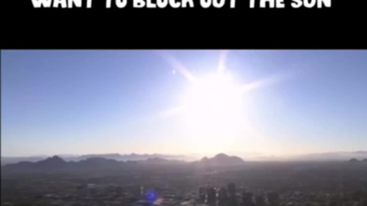Geo Engineering, Sun dimming is real and been going on.