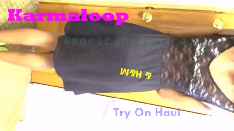 Karmaloop, American Apparel and H&M Try On Haul