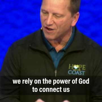 As we focus on being followers of Jesus together, we rely on the power of God to connect us.