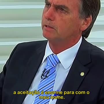 JAIR BOLSONARO SALIENTA CONFIANÇA DO ELEITORADO NELE.