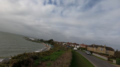 Nice view up here of hill head. Tichfield. GoPro