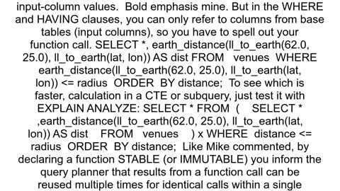 How to reuse result for SELECT WHERE and ORDER BY clauses