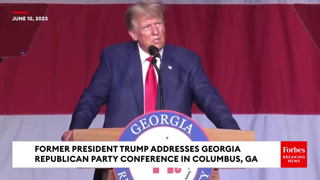 Donald Trump Speaks At Georgia Convention _ Donald Trump Speech Today _ Trump Speech Post Indictment