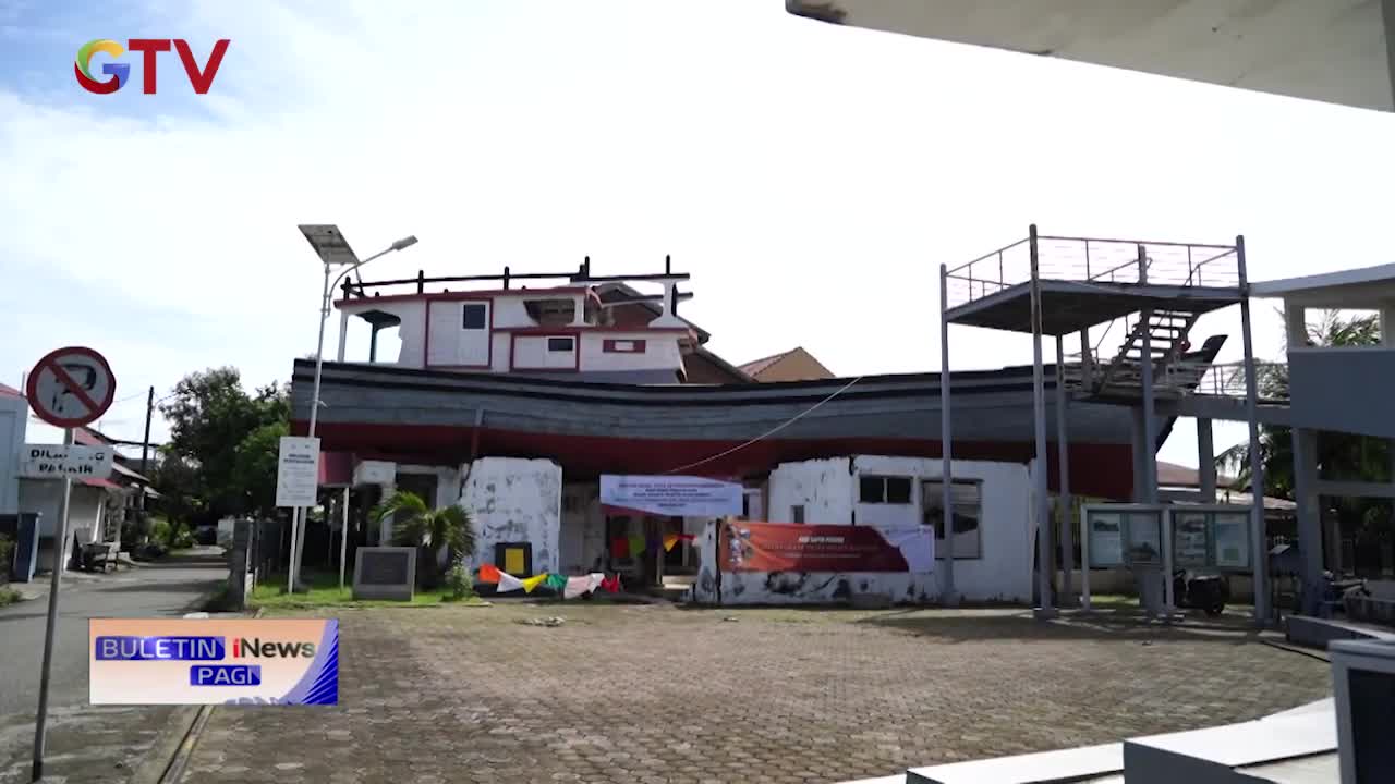 Monumen Kapal Diatas Rumah, Saksi Dahsyatnya Gempa Bumi dan Tsunami di Aceh #BuletiniNewsPagi 27/12