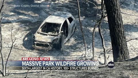 Northern California wildfire burns through area larger than Los Angeles, officials say