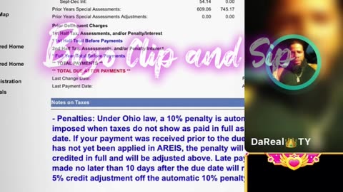 Teresa discussed PastorP's taxes still not being paid 6/15/24 #bigoclipandsip