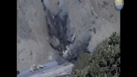 Afghan War, MRAP destroyed by IED