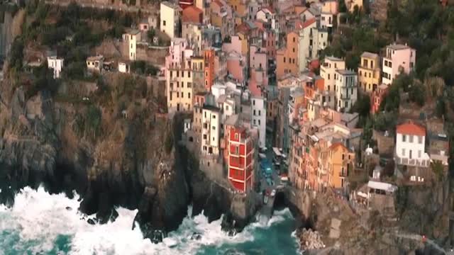 Beautiful city near the sea
