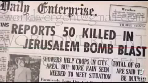 Rassegna stampa del terrorismo israeliano negli anni 40