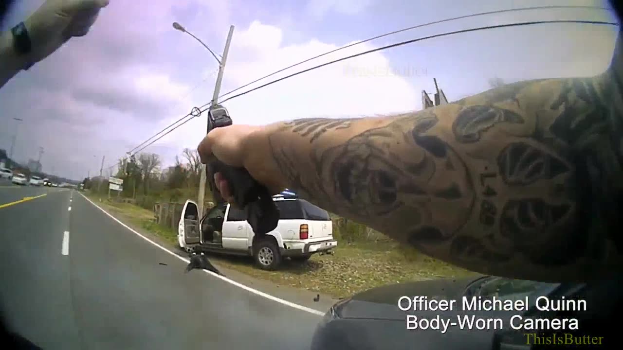 Body cam released after shootout with Madison police and no one was injured during a traffic stop