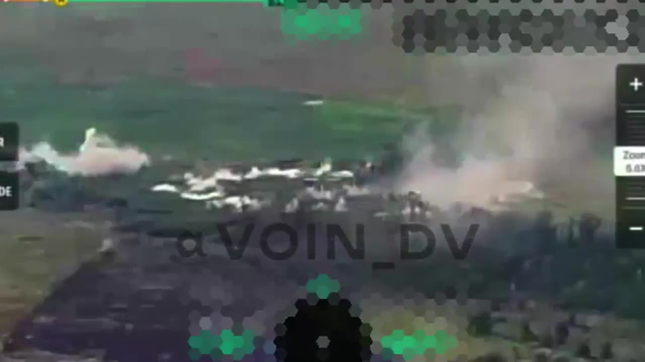 💥 Russian Position Shelled by Ukrainian Artillery and Cluster Ammunition | Real Combat Footage