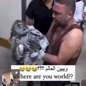 Palestinian Torn In Half