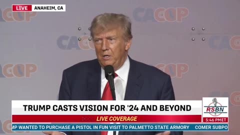 FULL SPEECH: President Donald Trump speaks at the California GOP convention in Anaheim, CA