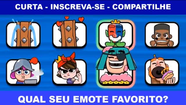 ALL EMOTES CLASH ROYALE PART 7