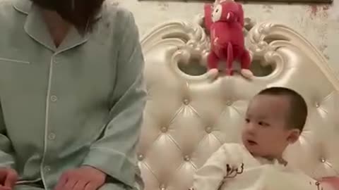 Baby adorable reaction must watch