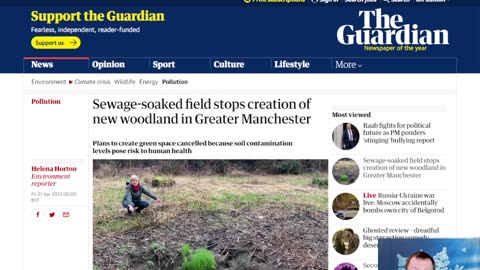 Sewage-soaked field stops creation of new woodland in Greater Manchester