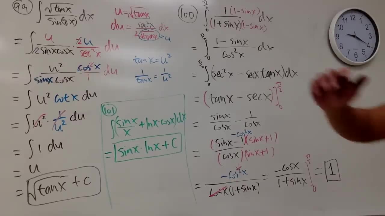 100 integrals