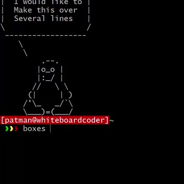Linux: boxes