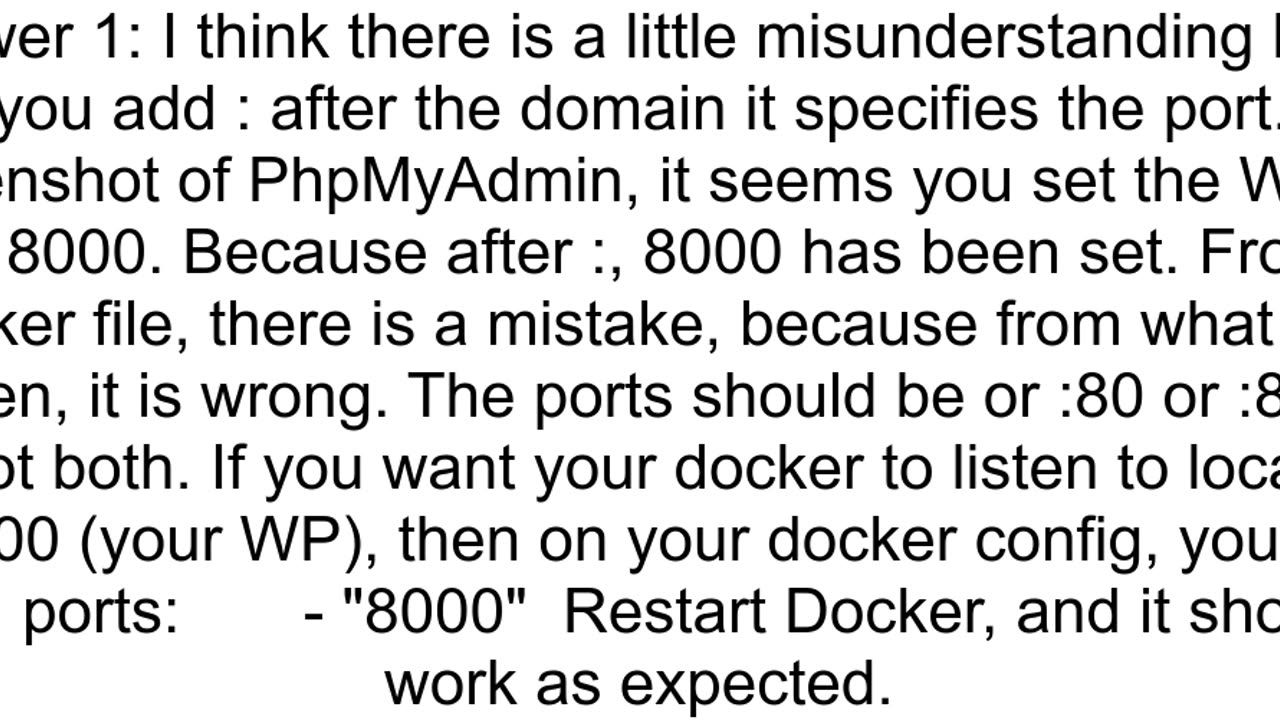 Docker Wordpress keeps redirecting to online version of site